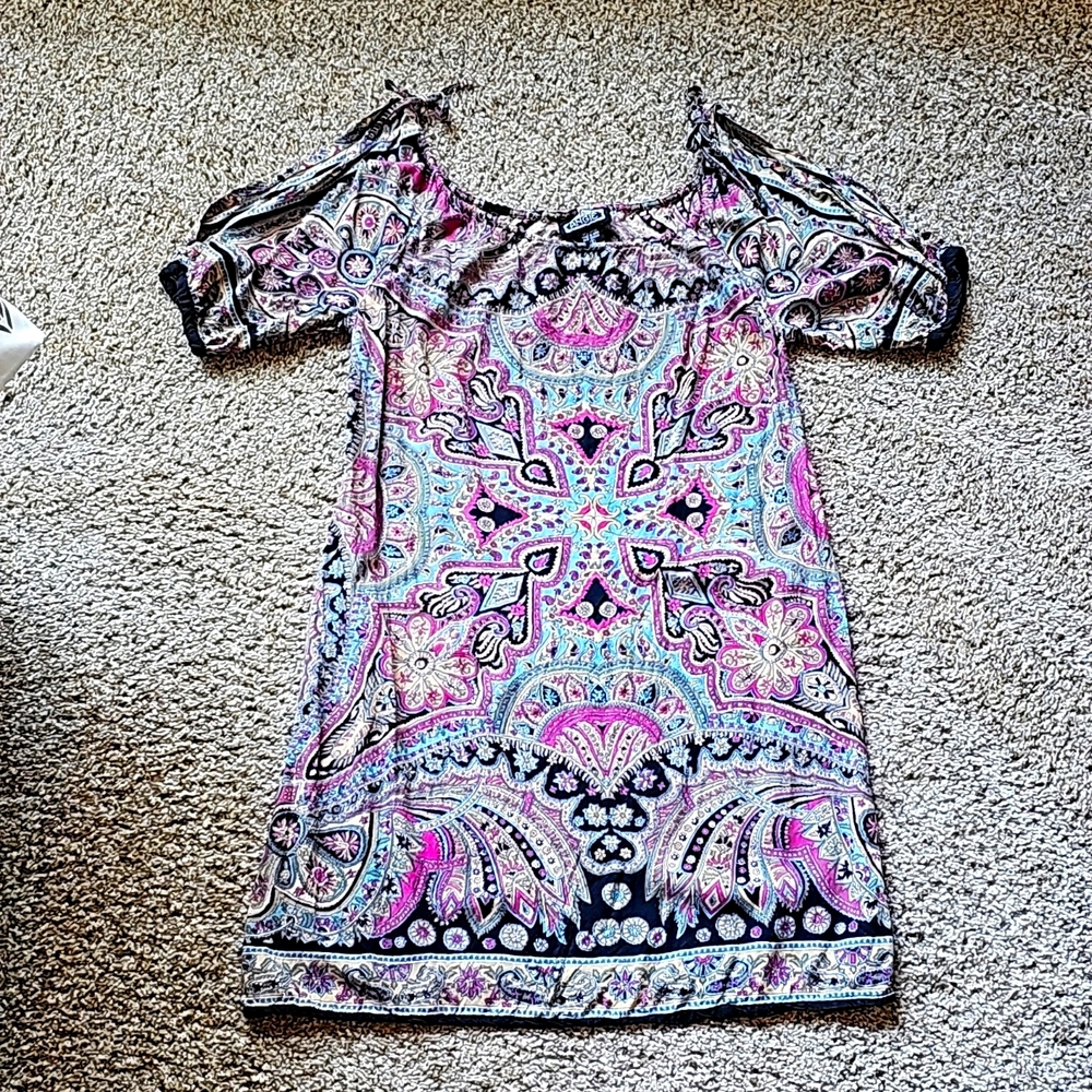 Buckle rayon dress